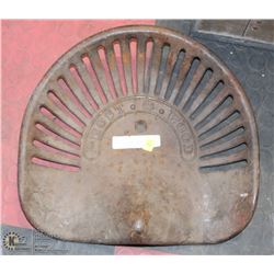 ANTIQUE TRACTOR SEAT ON CHOICE