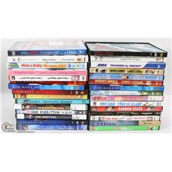 BOX OF 40 DVD'S INCL. WILL FERRELL BLADES OF