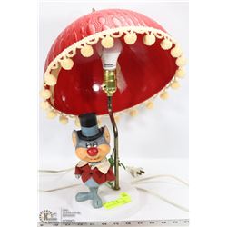 VINTAGE CHILDS MOUSE LAMP