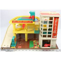 FISHER PRICE PARKING GARAGE AND HOIST