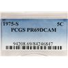 Image 3 : 1975-S JEFFERSON NICKEL PCGS PR69 DCAM