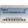 Image 3 : 1980-S LINCOLN CENT PCGS PR69RD DCAM