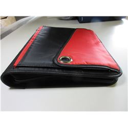 New 1 1/2 inch Zippered 3 ring Binder / 300 sheet Capacity