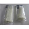 Image 1 : 2 Packs of 100 Cable/Zip Ties / 8 inch and 6 inch 100 per pack