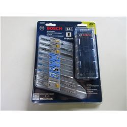 New Bosch 14 piece Jig Saw Blade set with case