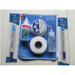 Sewing Kit with 2 dual marking pens