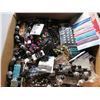 Image 1 : Flat full of Assorted crafting Beads/  and more
