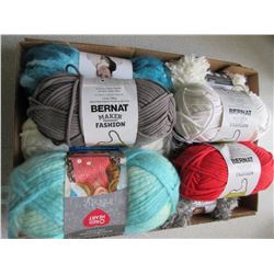 10 Skeins of Assorted YARN