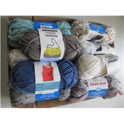 10 Skeins of Assorted YARN