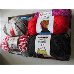 10 Skeins of Assorted YARN
