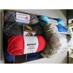 10 Skeins of Assorted YARN