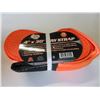 Image 1 : New 4 inch x 30 foot 9 Ton/18,000lb    Tow Strap