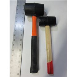 2 Rubber Mallets / 16oz & 8oz