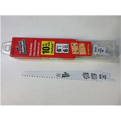 10 Vermont American SWISS MADE Recip/Sawzall Blades / wood with nails