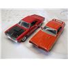 Image 1 : 1:24 scale 1969 Dodge Coronet Super Bee (Motor Max) 1969 Judge GTO (Red Box Toy Factory)