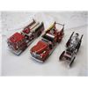 Image 1 : 2 - Fire Trucks, 1 Steamer