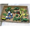 Image 1 : Box of small John Deere Tractors, Implements, Ford Tractors