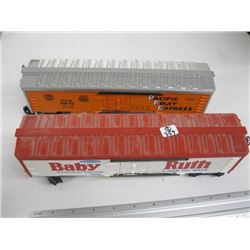 Pacific Freight Express Car + Baby Ruth Railway Car