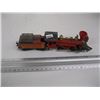 Image 1 : Red Steam Engine with K.C. ST. L.&C. wood car