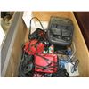 Image 1 : Wood Box with Super Charger and Large lot of Transformers