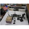 Image 1 : Lionel Railway Crossing Light, STOP/GO Light, Flagpole Figurine etc.