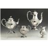 Image 1 : 19thc English Four Piece Aesthetic Silver-plated Coffee Tea Set