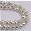 Image 5 : Necklace Pearl White Beige Cream Multi 2 Strand Silver Designer 8mm 17" Japan
