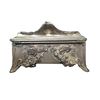 Image 3 : Baroque Floral Pewter Trinket, Jewel Casket Box