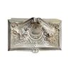 Image 4 : Baroque Floral Pewter Trinket, Jewel Casket Box