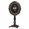 Image 1 : English Papier-mache Tilt Top Candle Stand