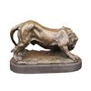 Image 5 : Wild Lion African Animal Bronze Sculpture Statue Figure