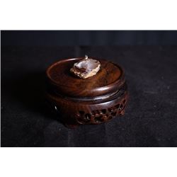 A crystal cave pendant.