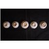 Image 3 : Qing Dynasty, a set of Five Small "Chun" Mark Blue-and-White Bowls.