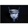 Image 1 : Blue-and-White "Dragon" Tripod Incense Burner