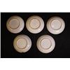 Image 3 : Republican Era, a set of five Famille-Rose "Floral" plates.