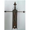 Image 1 : IRON ARROW WEATHERVANE FROM THE UNITED BAPTIST CHURCH OF ELLSWORTH, MAINE.