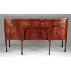 GEORGE III MAHOGANY SIDEBOARD.