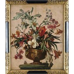 UNSIGNED (Dutch, 17th/18th Century) FLORAL STILL LIFE.