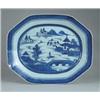 Image 1 : LARGE BLUE AND WHITE CANTON PLATTER.