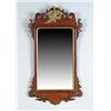 Image 1 : FINE MAHOGANY CHIPPENDALE MIRROR WITH PHOENIX BIRD.