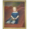 Image 1 : UNSIGNED (First half of the 19th Century) PORTRAIT OF A YOUNG GIRL.