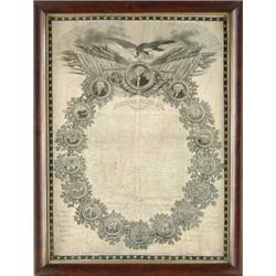 DECLARATION OF INDEPENDENCE ON SILK.