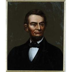 ATTRIBUTED TO WILLIAM MATHEW PRIOR (American, 1806-1873) PORTRAIT OF ABRAHAM LINCOLN.