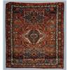 Image 1 : SEMI-ANTIQUE PERSIAN HERIZ ORIENTAL RUG.