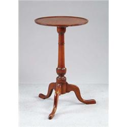 DISH TOP FEDERAL CANDLESTAND.