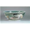 Image 1 : POLYCHROME DECORATED CHINESE PUNCH BOWL.
