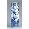 Image 1 : ANTIQUE BLUE AND WHITE IMARI UMBRELLA STAND.