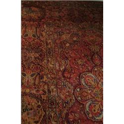 PALACE SIZE ANTIQUE ORIENTAL RUG.