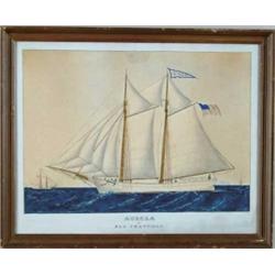 UNSIGNED (American, 19th Century) “AURORA OF SAN FRANCISCO”.