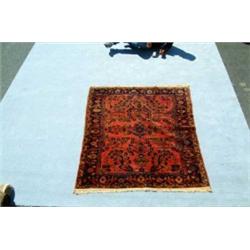 SCATTER SIZE ORIENTAL RUG.